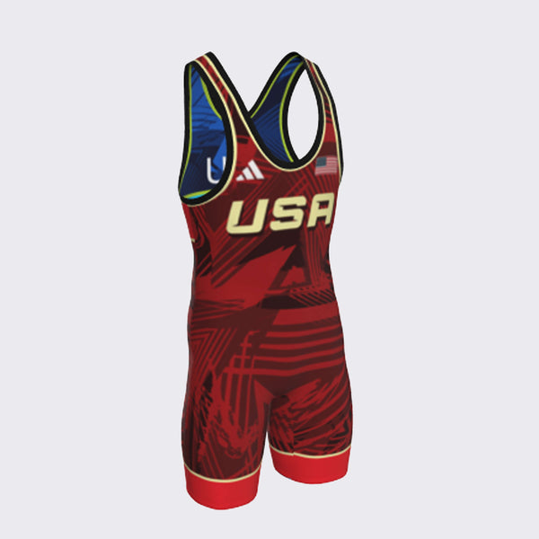 USA Reversible Singlet - adidaswrestling
