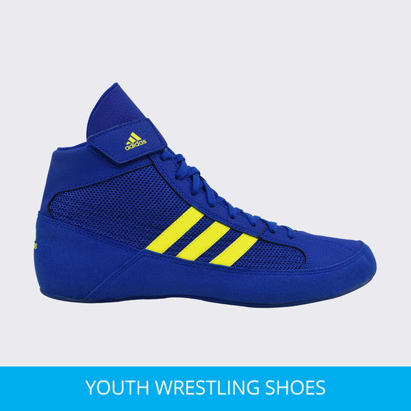 Yellow adidas wrestling shoes Clearance