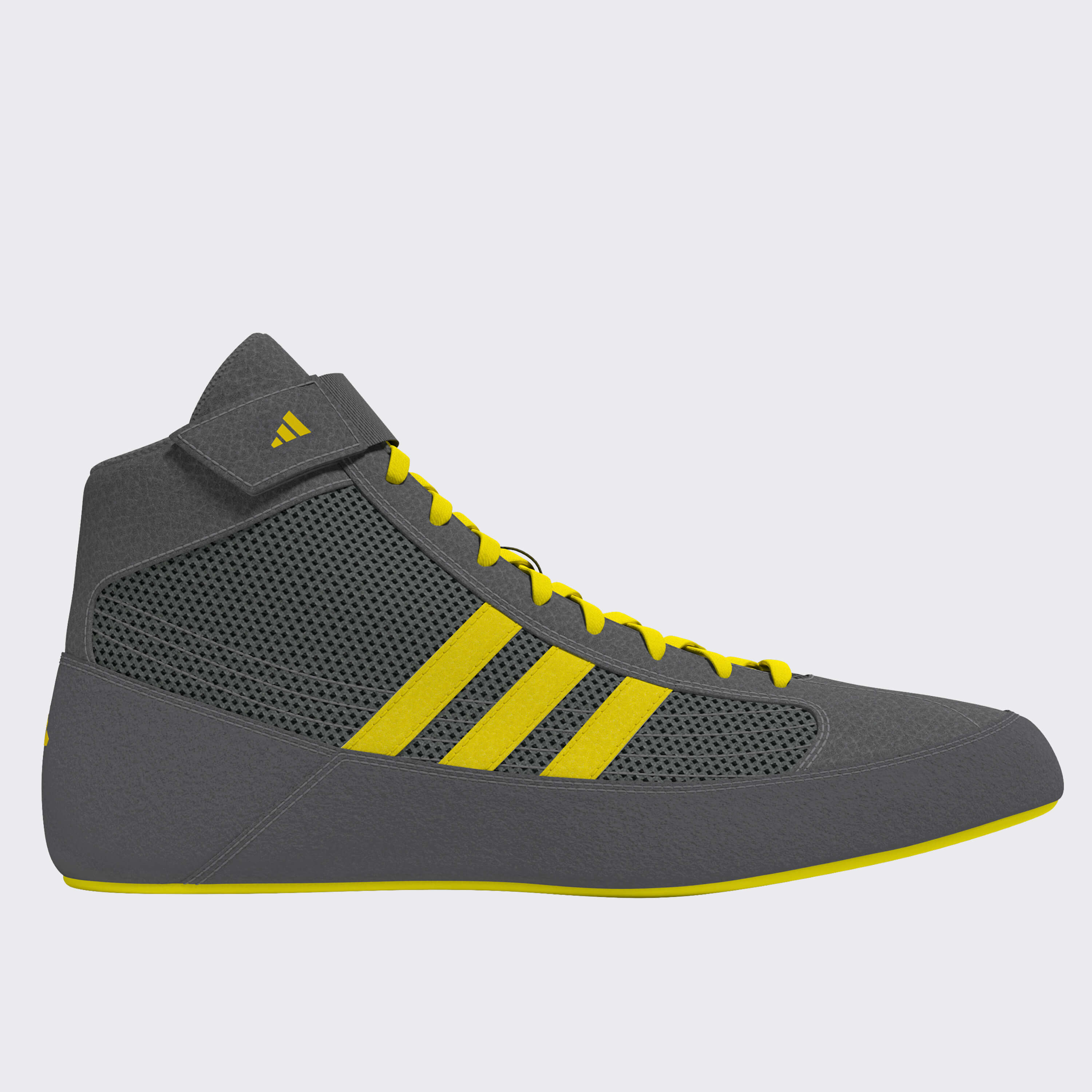 Adidas Shoes High Tops Yellow 221-HVC Adidaswrestling