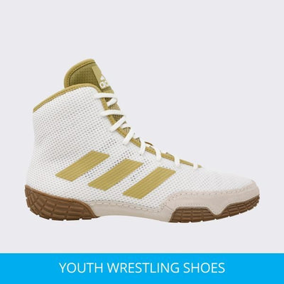 Adidas Mat Wizard 5 Wrestling Shoes Black/Grey/White - Temple's