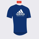 aA502p Adidas Wrestling Printed Compression Training Shirt adidaswrestling